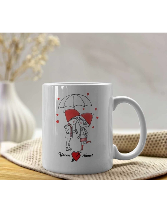 Sevgililer Gününe Özel Baskılı Kupa Bardak