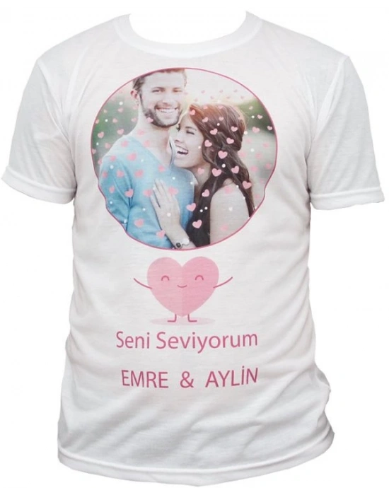 SIFIR & KALIN YAKA SÜBLİMASYON T-SHİRT