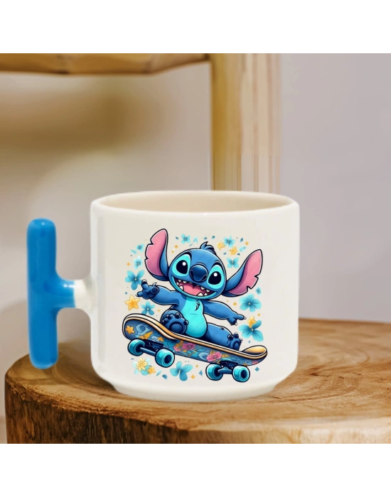 Skateboard Riding Stitch Baskılı Kupa Bardak