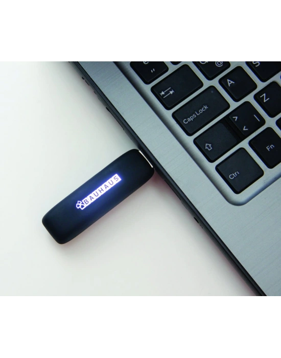 SORİ IŞIKLI RUBBER PLASTİK USB BELLEK