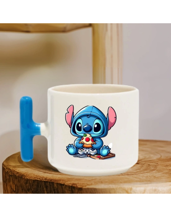 Stitch Baskılı Kupa Bardak