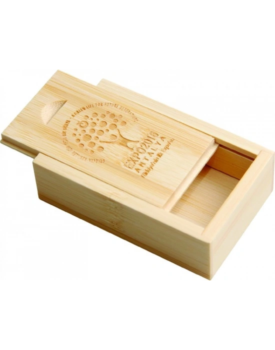 SÜRGÜLÜ AHŞAP USB KUTUSU