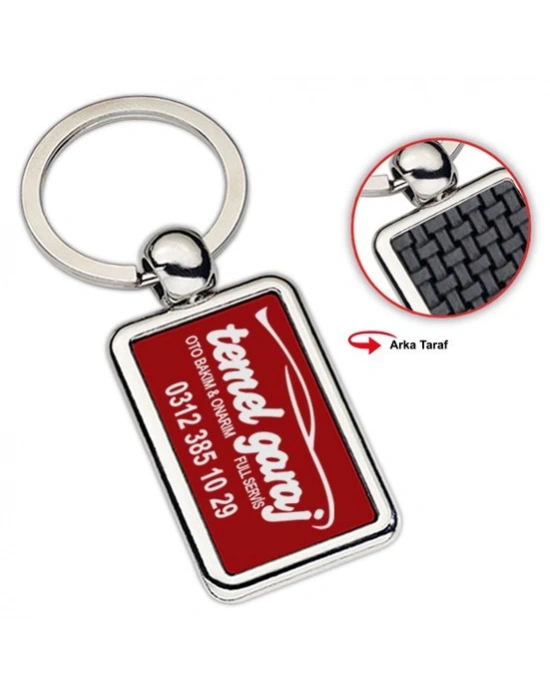 TAPO KARE METAL ANAHTARLIK