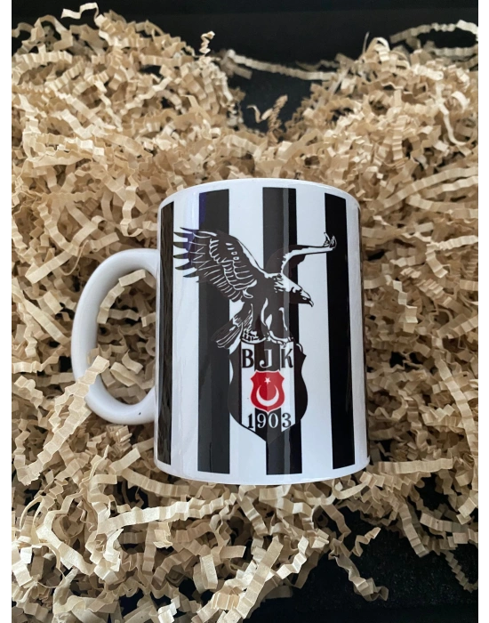 Taraftar Baskılı Kişiye Özel Baskılı Beşiktaş Kupa Bardak