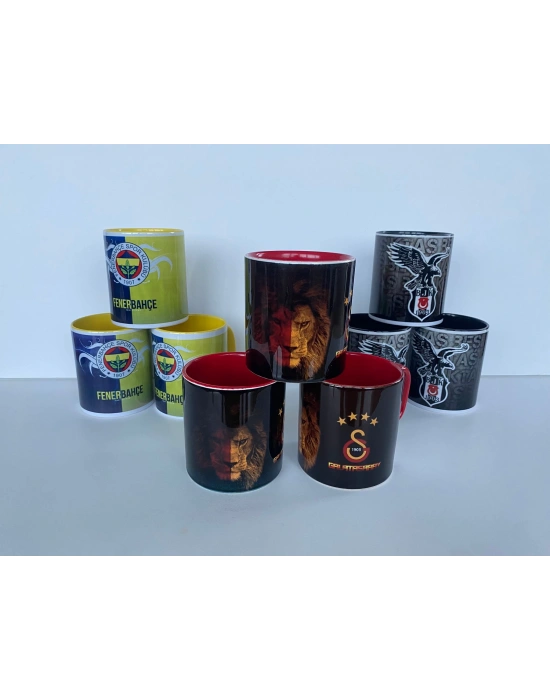 Taraftar Baskılı Kişiye Özel Baskılı Fenerbahçe Kupa Bardak