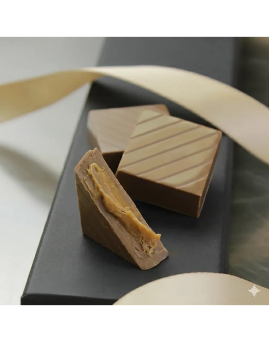 Taşlı, Dekorlu ve Boncuklu Sargılı Çikolata