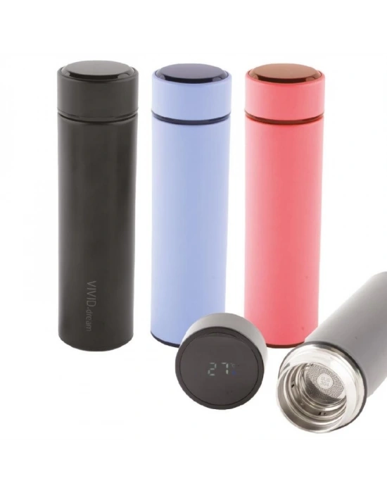 TEMPO 500 ML DERECELİ TERMOS MATARA