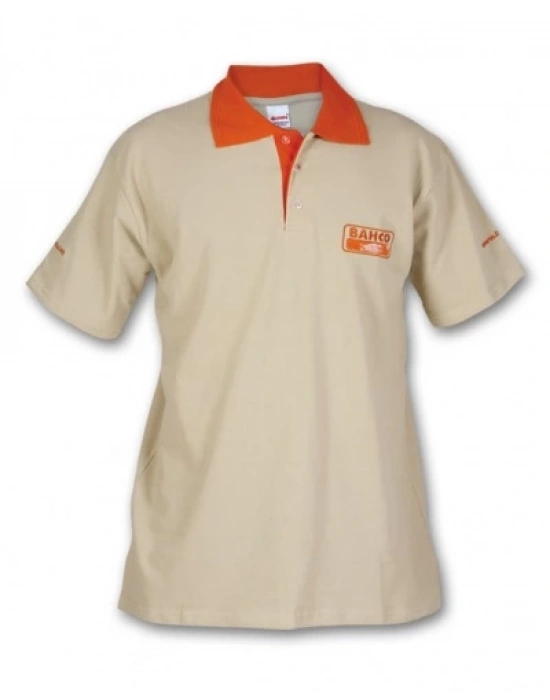 Toptan Baskılı Lacoste Turuncu Yaka T-Shirt