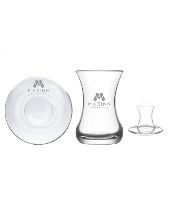 Toptan Baskılı Mahinur Çay Seti 125 Ml