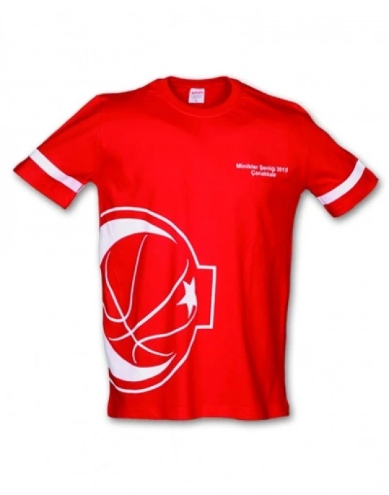 Toptan Baskılı Sıfır Yaka Süprem T-Shirt