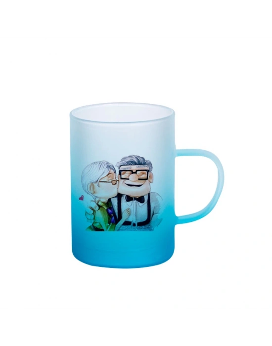 Kişiselleştirilebilir Baskılı Buzlu Renkli Çay Fincanı