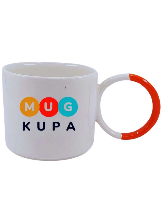 Toptan Baskılı Yuvarlak Kulplu Fenomen Seramik Kupa