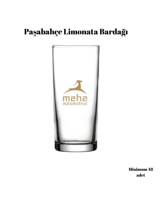 Toptan Cam Su Bardak Baskı Paşabahçe Limonata Bardağı 200 Ml