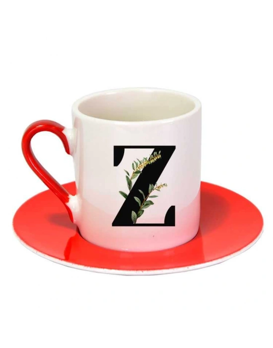 Toptan Logo Baskılı Porselen Türk Kahvesi Fincanı