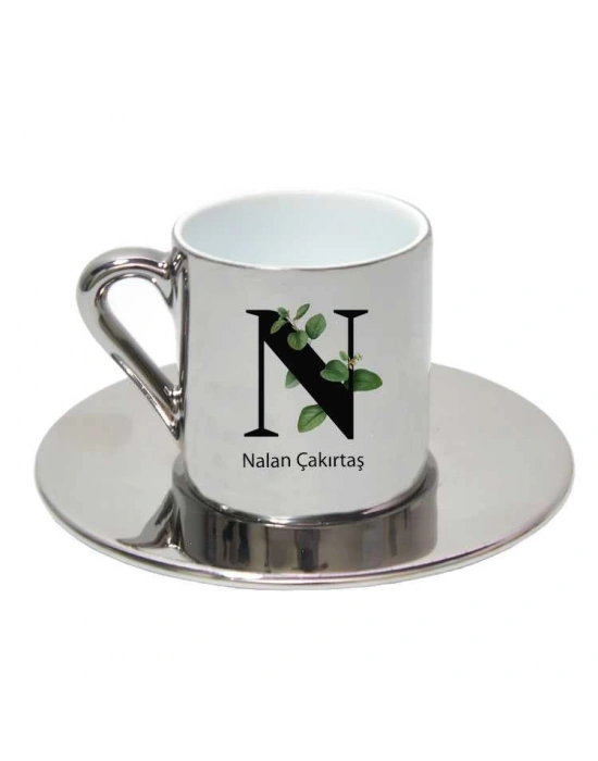 Toptan Logolu Baskılı Porselen Türk Kahve Fincanı