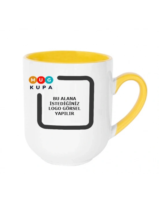 Toptan Oval Baskılı Kupa Bardak