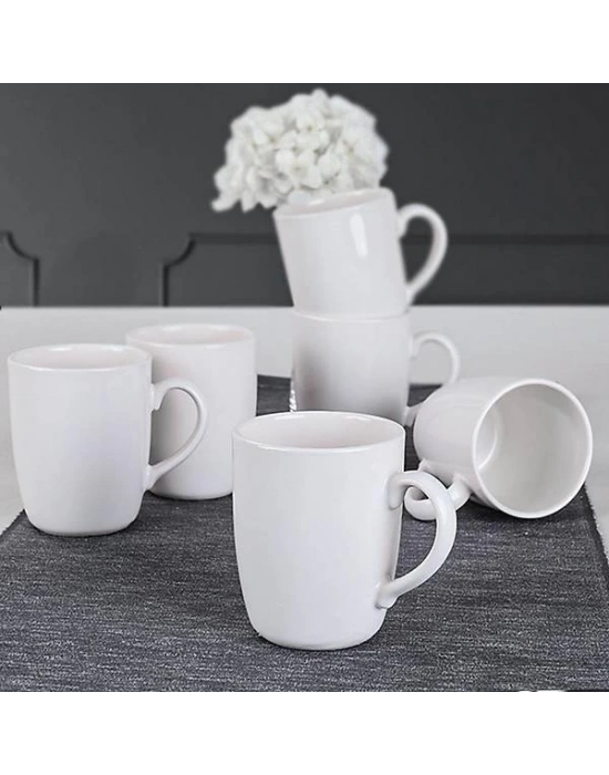 Toptan Bulut Beyaz Seramik Baskılı Kupa Bardak