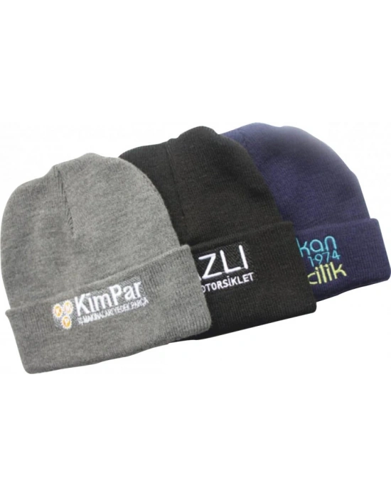 Toptan Logo Baskılı Promosyon TRİKO ÖRGÜ BERE