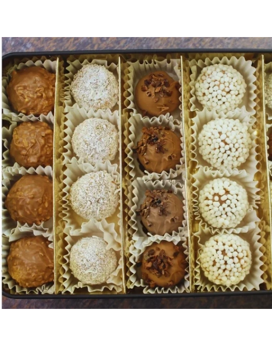 Trüf Karışık Dolgulu 20 Adet Teneke Kutu