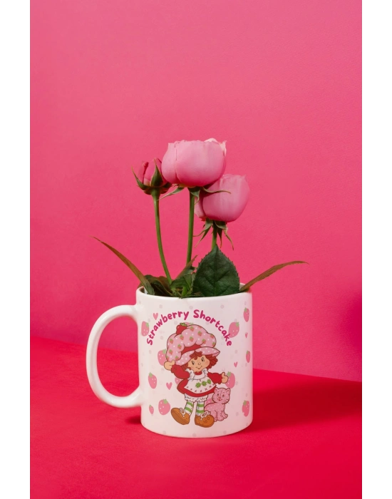 Çilek Kız Strawberry Shortcake Nostaljik Baskılı Kupa Bardak Çay Kahve Fincanı ÇİLEKKIZKUPA