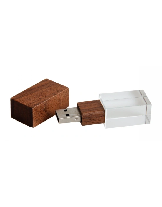 WOOD KRİSTAL USB BELLEK