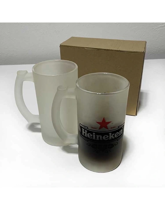 YALI İKİLİ SÜBLİMASYON BİRA BARDAĞI