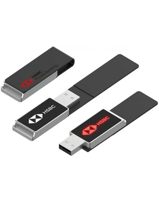 YANMER IŞIKLI DERİ  USB BELLEK