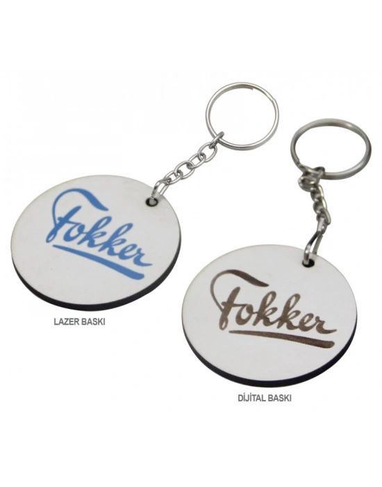 YUVARLAK AHŞAP ANAHTARLIK