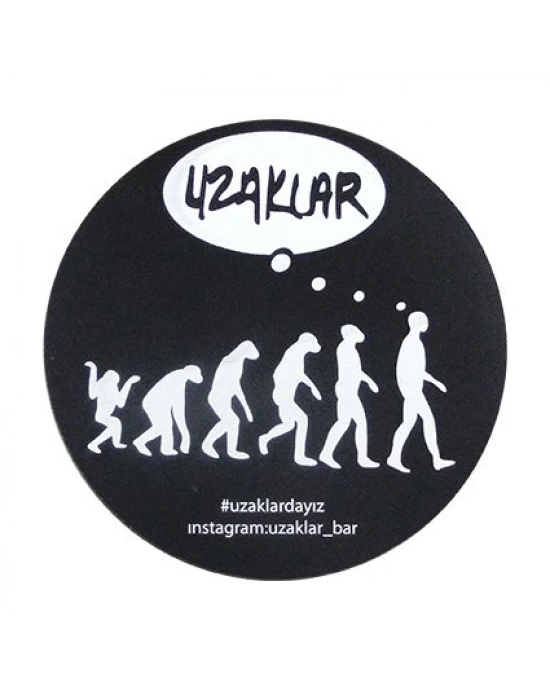 YUVARLAK AHŞAP BARDAK ALTI