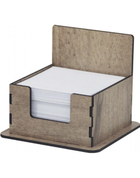 ZELHA AHŞAP KÜP BLOKNOT