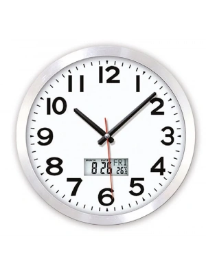 30 CM TESİ METAL DUVAR SAATİ