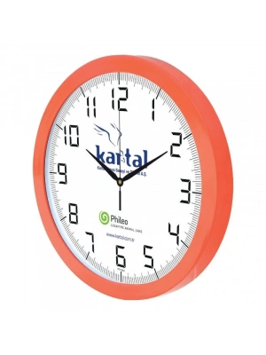 40 CM GUBİ PLASTİK DUVAR SAATİ