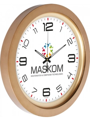 40 CM OVON METALİZE DUVAR SAATİ