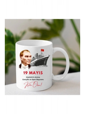 Mug Kupa- 19 Mayıs a Özel Baskılı Kupa (6 Farklı Mode)