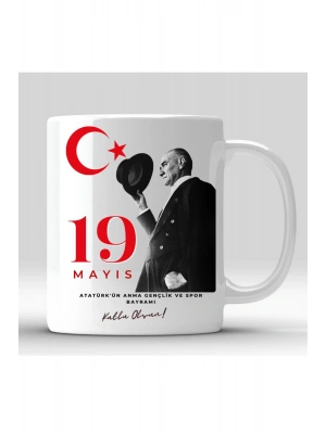 Mug Kupa- 19 Mayıs a Özel Baskılı Kupa (6 Farklı Mode)