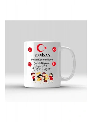 23 Nisan Temalı Seramik Kupa Bardak