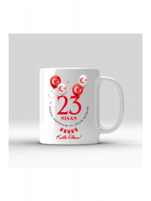 23 Nisan Temalı Seramik Kupa Bardak