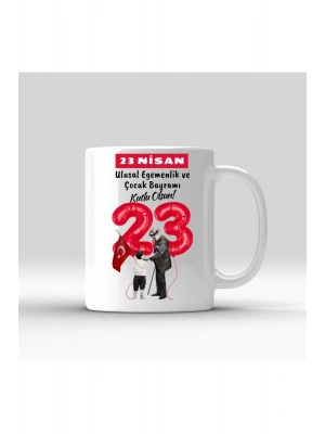 23 Nisan Temalı Seramik Kupa Bardak