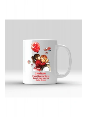 23 Nisan Temalı Seramik Kupa Bardak