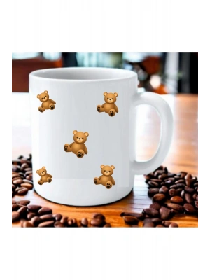 Ayıcık Teddy Bear Baskılı Kupa Bardak Seramik Kahve Mug