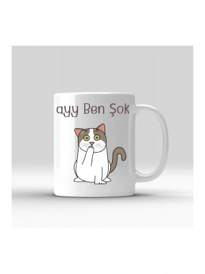 Ben Şok Baskılı Kupa Bardak