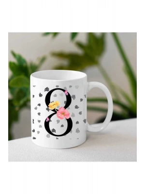 Kadınlar Gününe Özel Baskılı Kupa Bardak