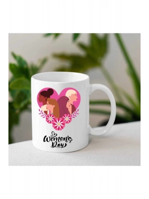 Kadınlar Gününe Özel Baskılı Kupa Bardak