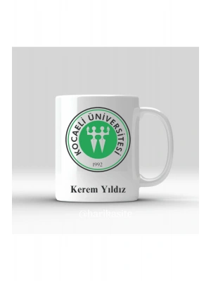 Üniversite Logolu Kişiye Özel Kupa Bardak