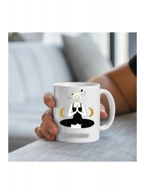 Toptan Logolu İçi  Mavi Kupa Bardak