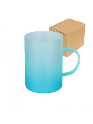 Toptan Logo Baskılı Buzlu Mavi Çay Fincanı - Kutulu Mavi