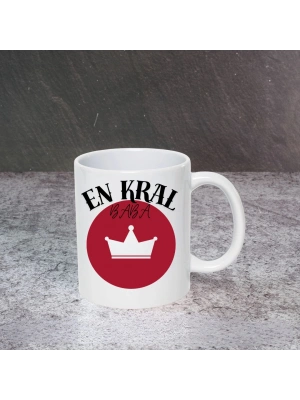 Babalar Günü 1 Numaralı Baba Baskılı Kupa Bardak