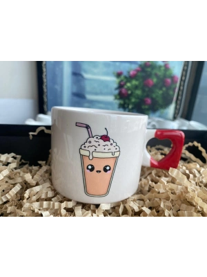 Beni Kahvemle Başbaşa Bırakın Yazılı Kupa Fincan