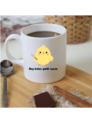 Baş Belan Geldi Canım Baskılı Konuşan Kupa