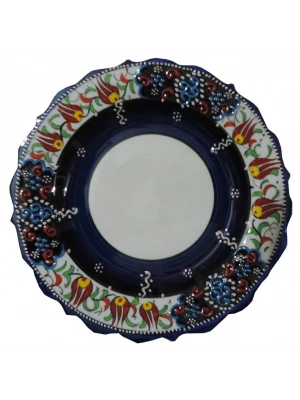 Çini  30 CM FOTOĞRAF TABAĞI LACİVERT